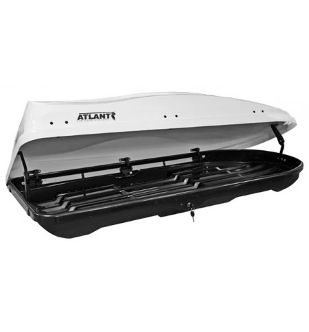 Автобокс на крышу Diamond 500 White (220*80*44) 500л. в Новосибирске